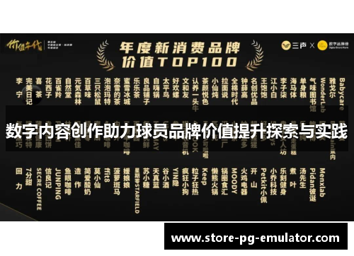 数字内容创作助力球员品牌价值提升探索与实践
